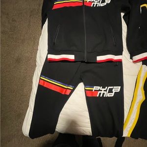 Black pyramid track suit